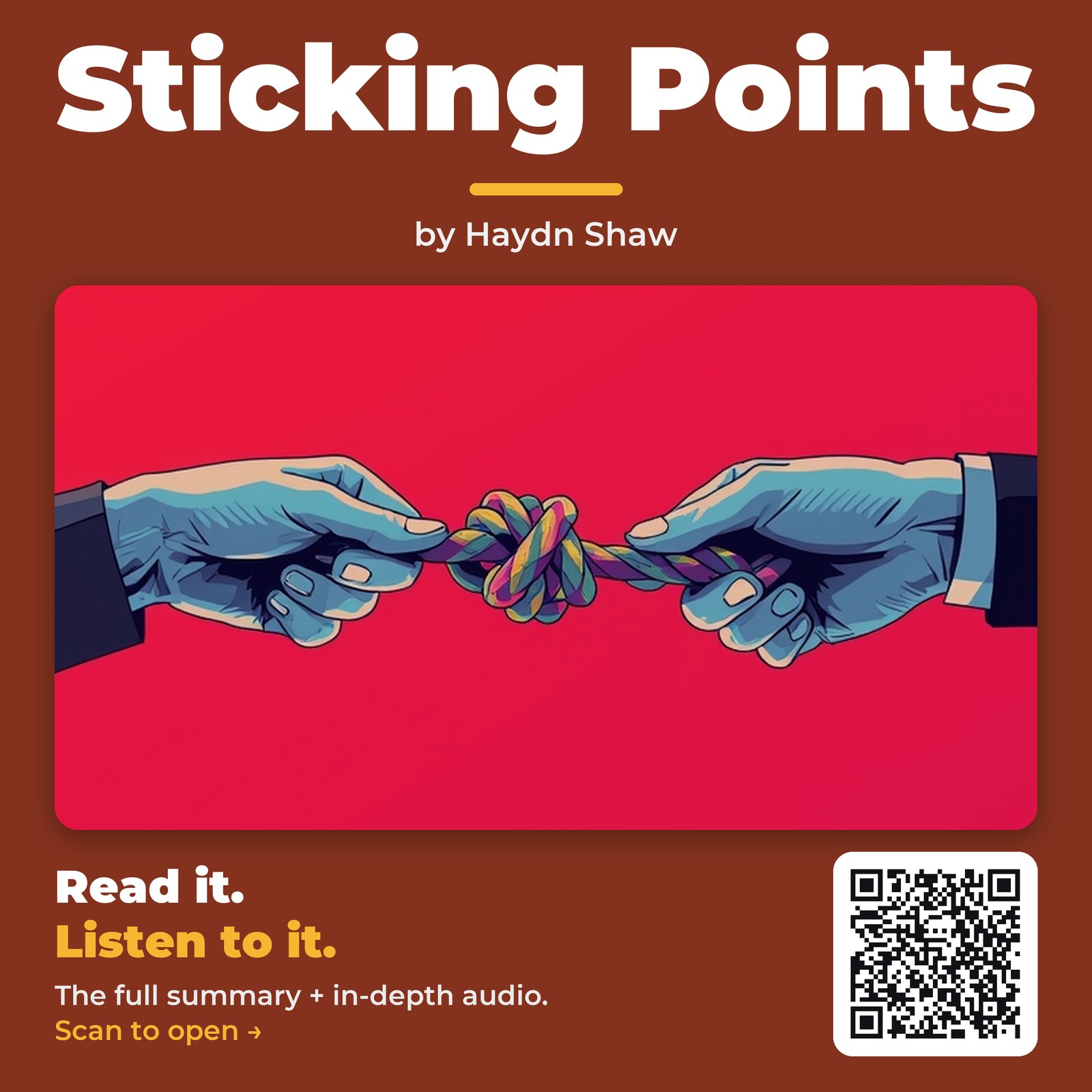 Sticking Points by Haydn Shaw – Book Summary