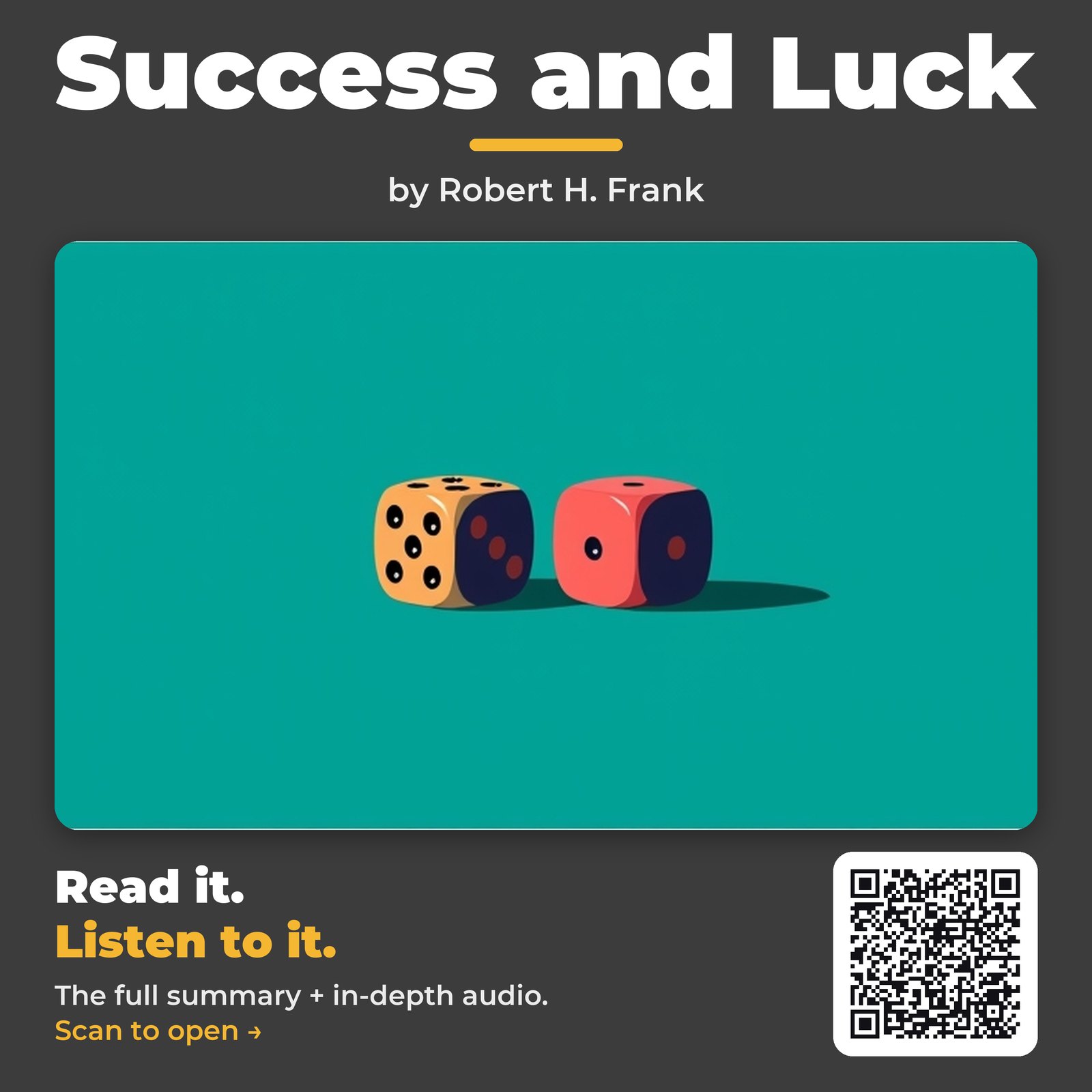 Success and Luck by Robert H. Frank – Book Summary