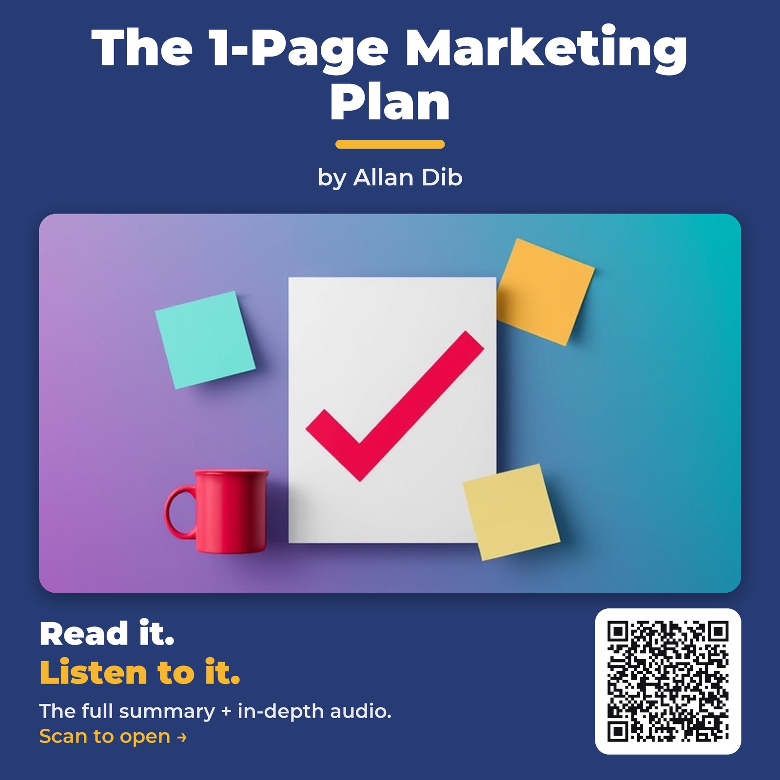 The 1-Page Marketing Plan by Allan Dib – Book Summary