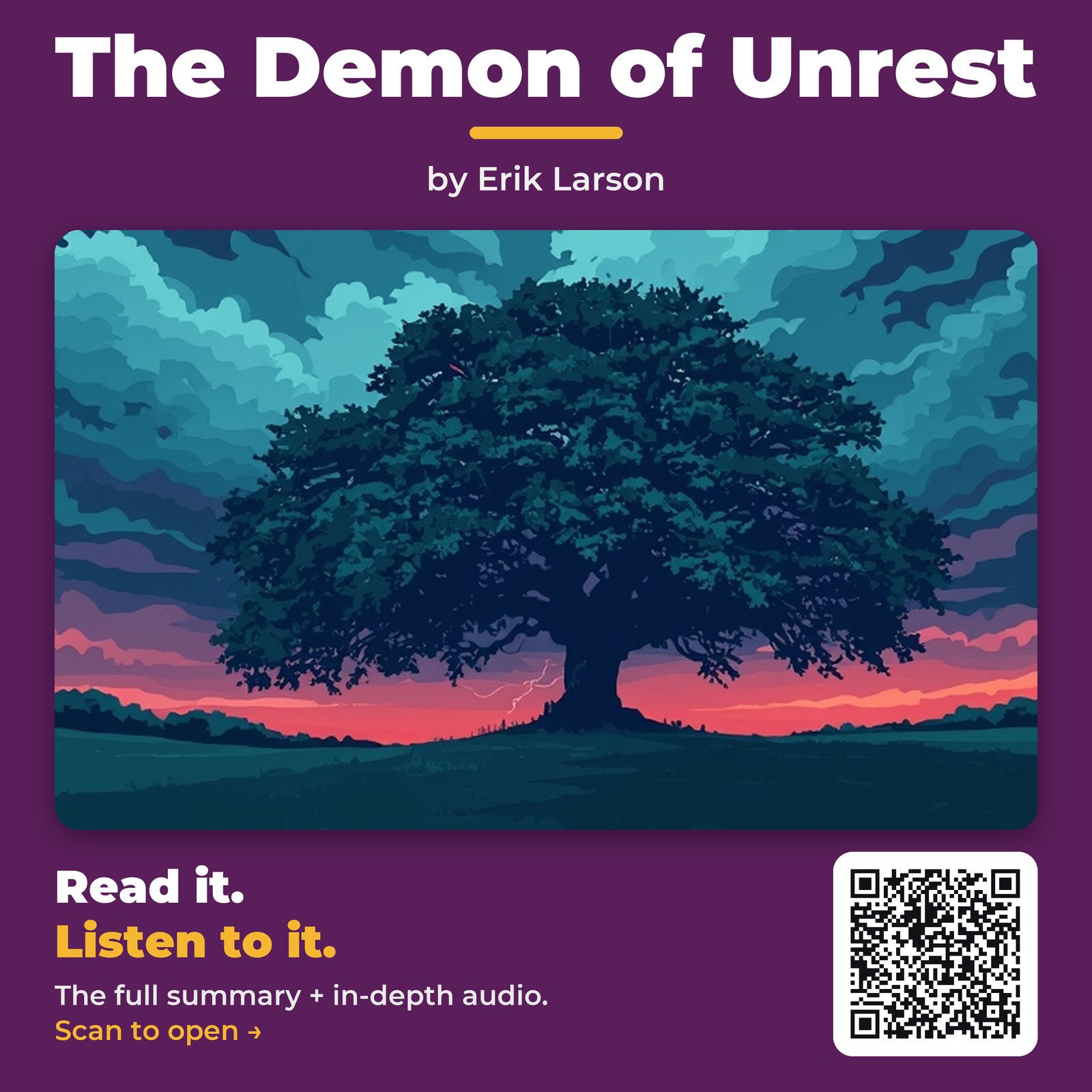 The Demon of Unrest by Erik Larson – Book Summary