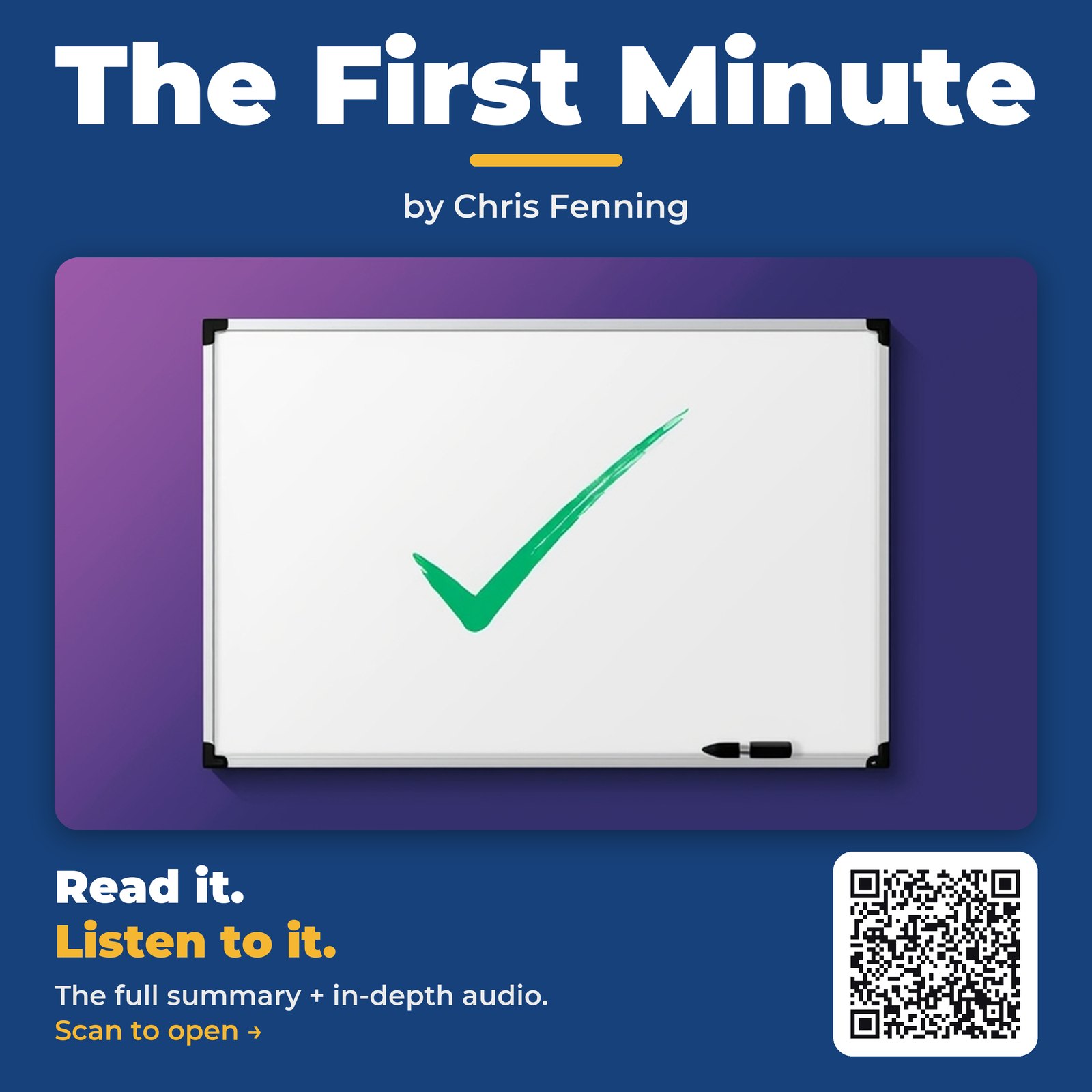 The First Minute by Chris Fenning – Book Summary