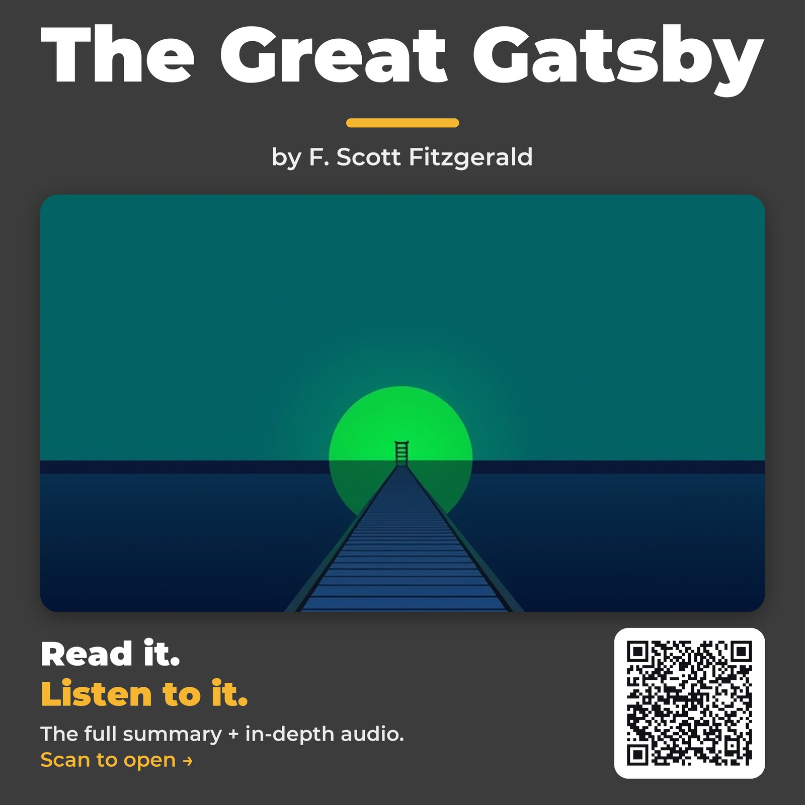 The Great Gatsby — cover
