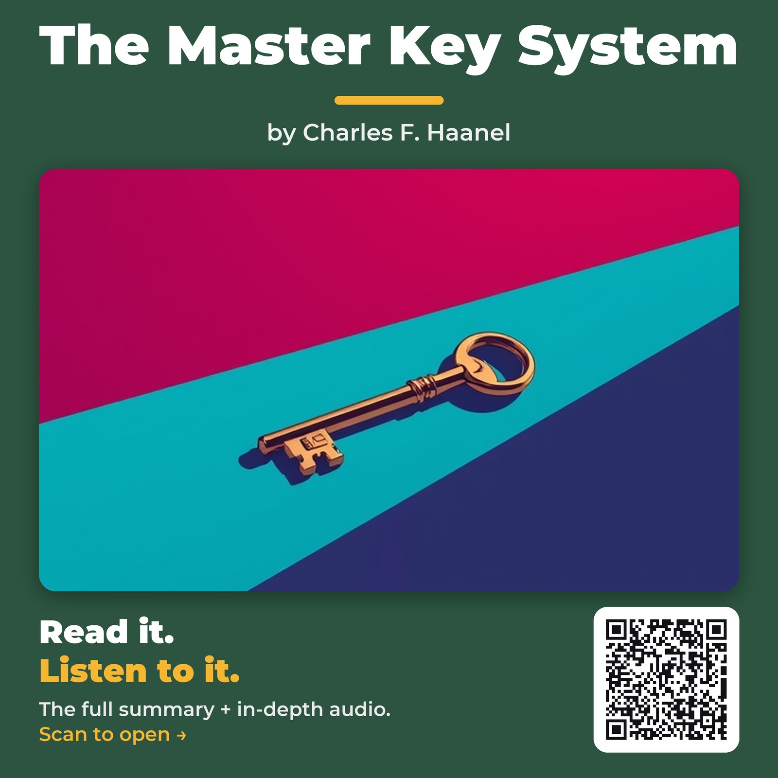 The Master Key System by Charles F. Haanel – Book Summary