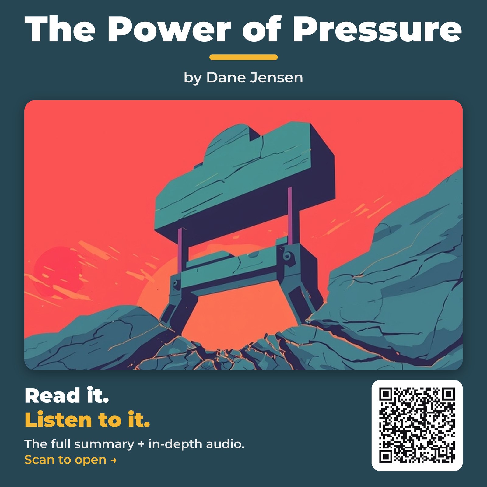 The Power of Pressure by Dane Jensen – Book Summary