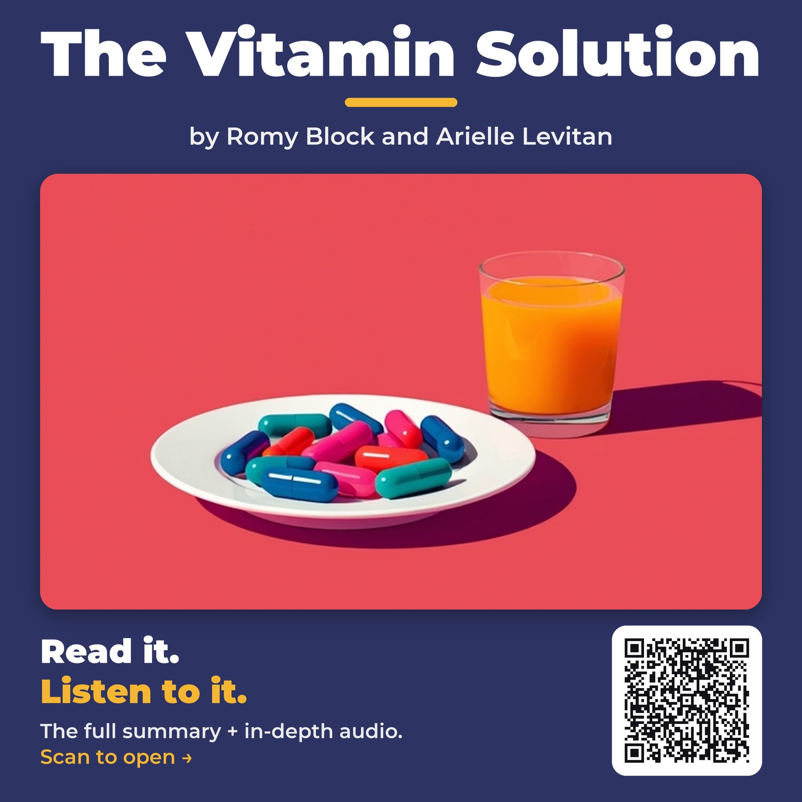 The Vitamin Solution by Romy Block and Arielle Levitan – Book Summary