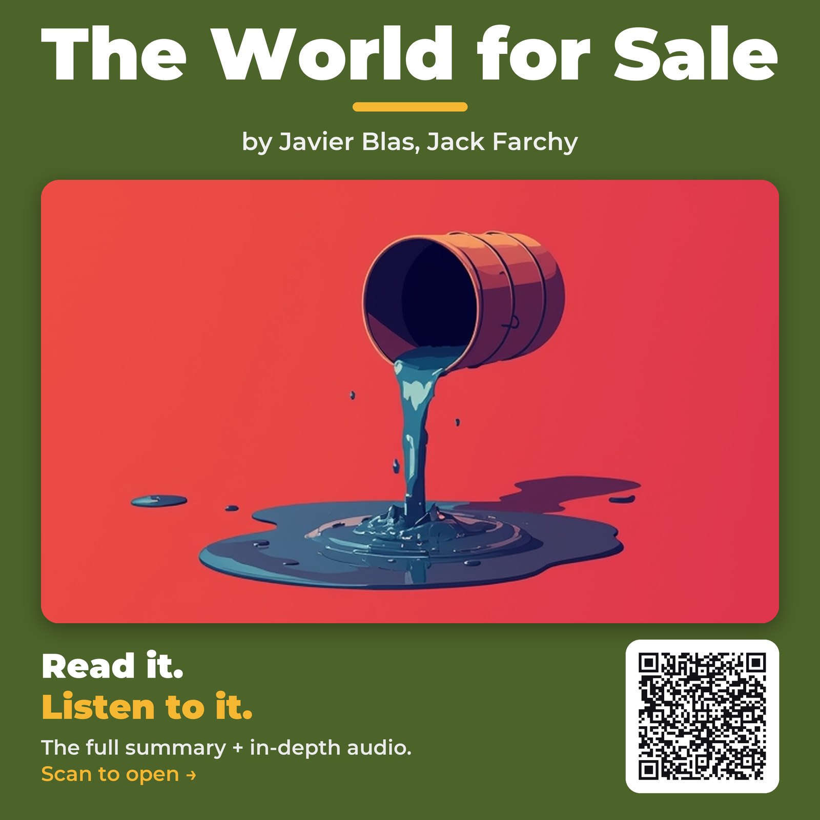 The World for Sale by Javier Blas, Jack Farchy – Book Summary