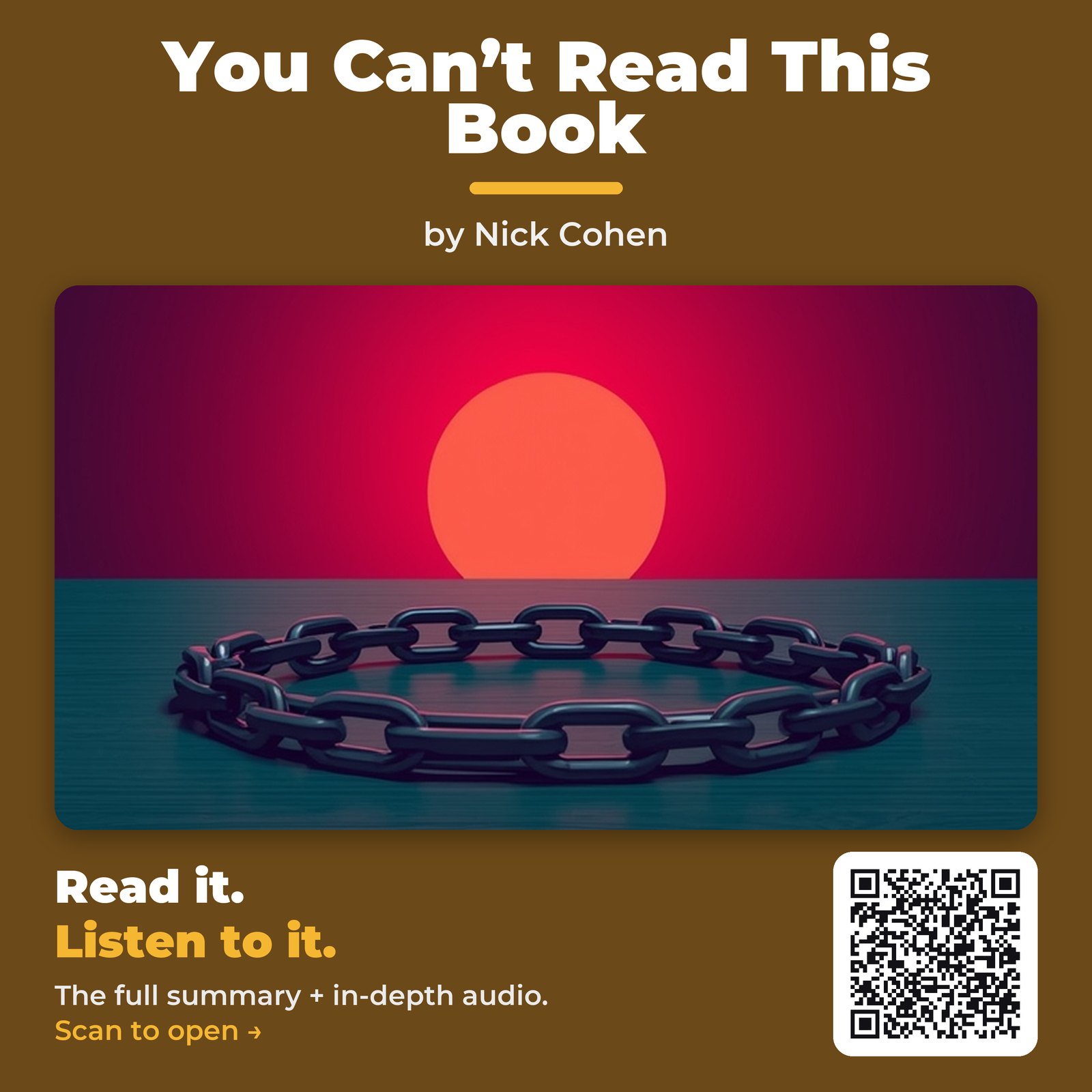 You Can’t Read This Book by Nick Cohen – Book Summary