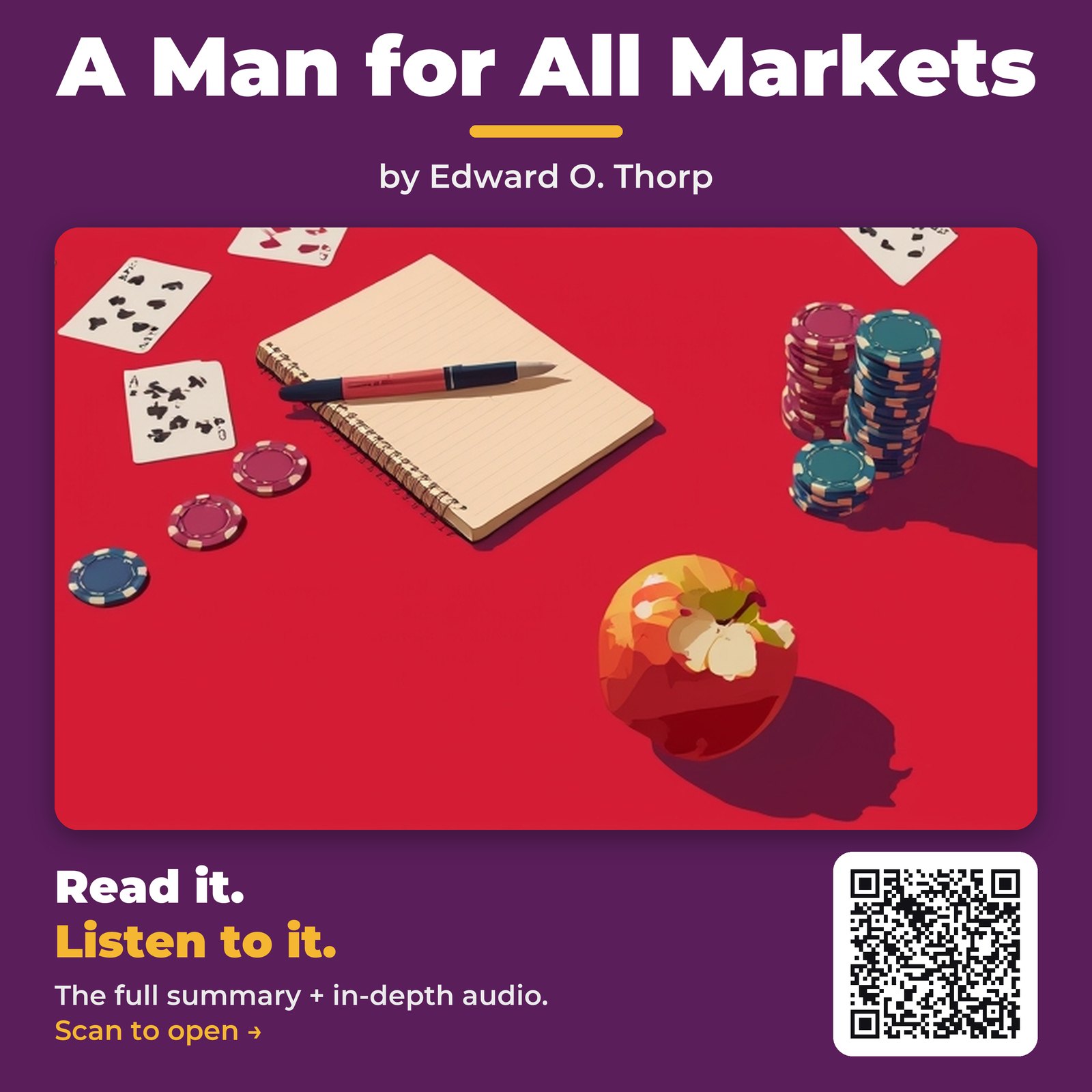 A Man for All Markets by Edward O. Thorp – Book Summary