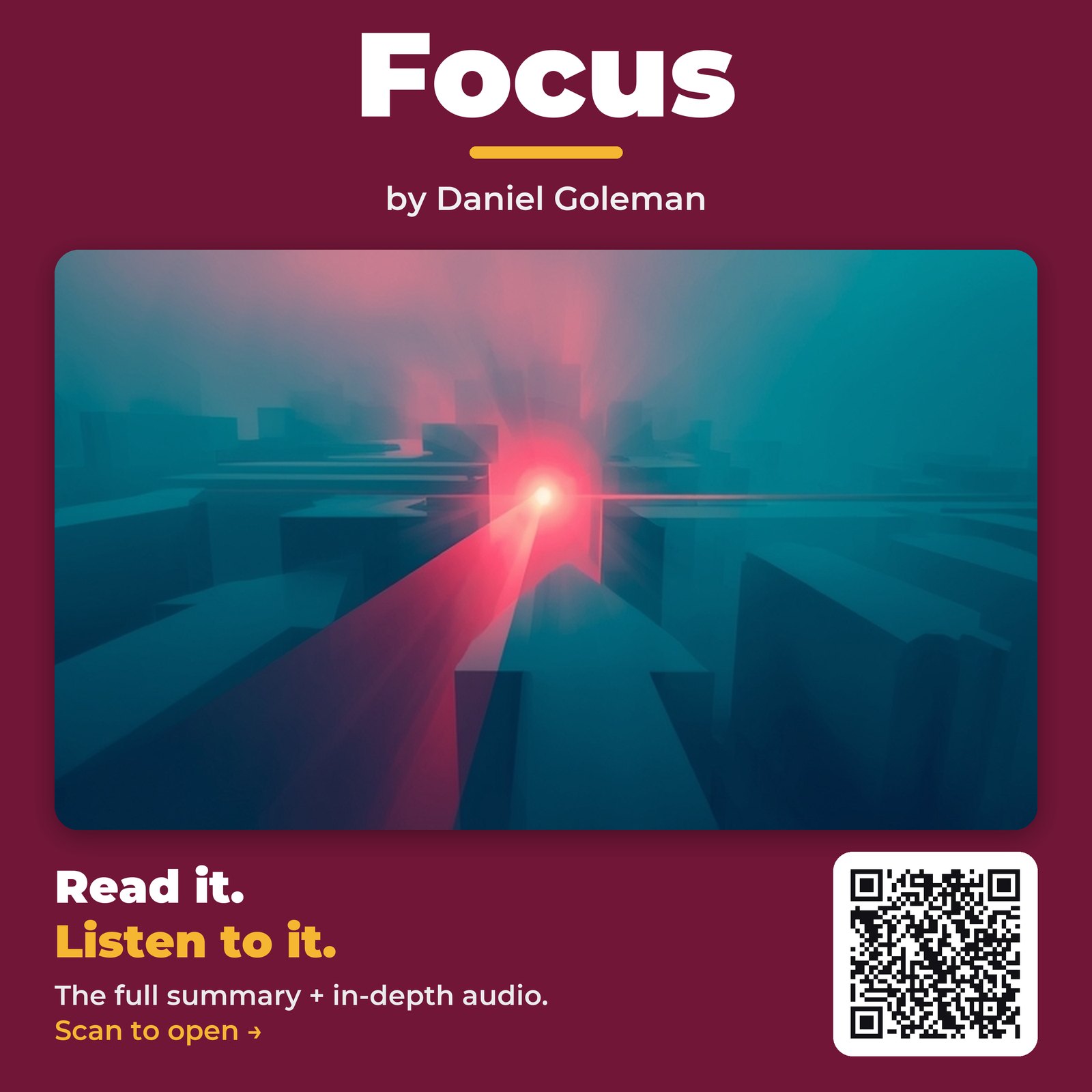 Focus by Daniel Goleman – Book Summary
