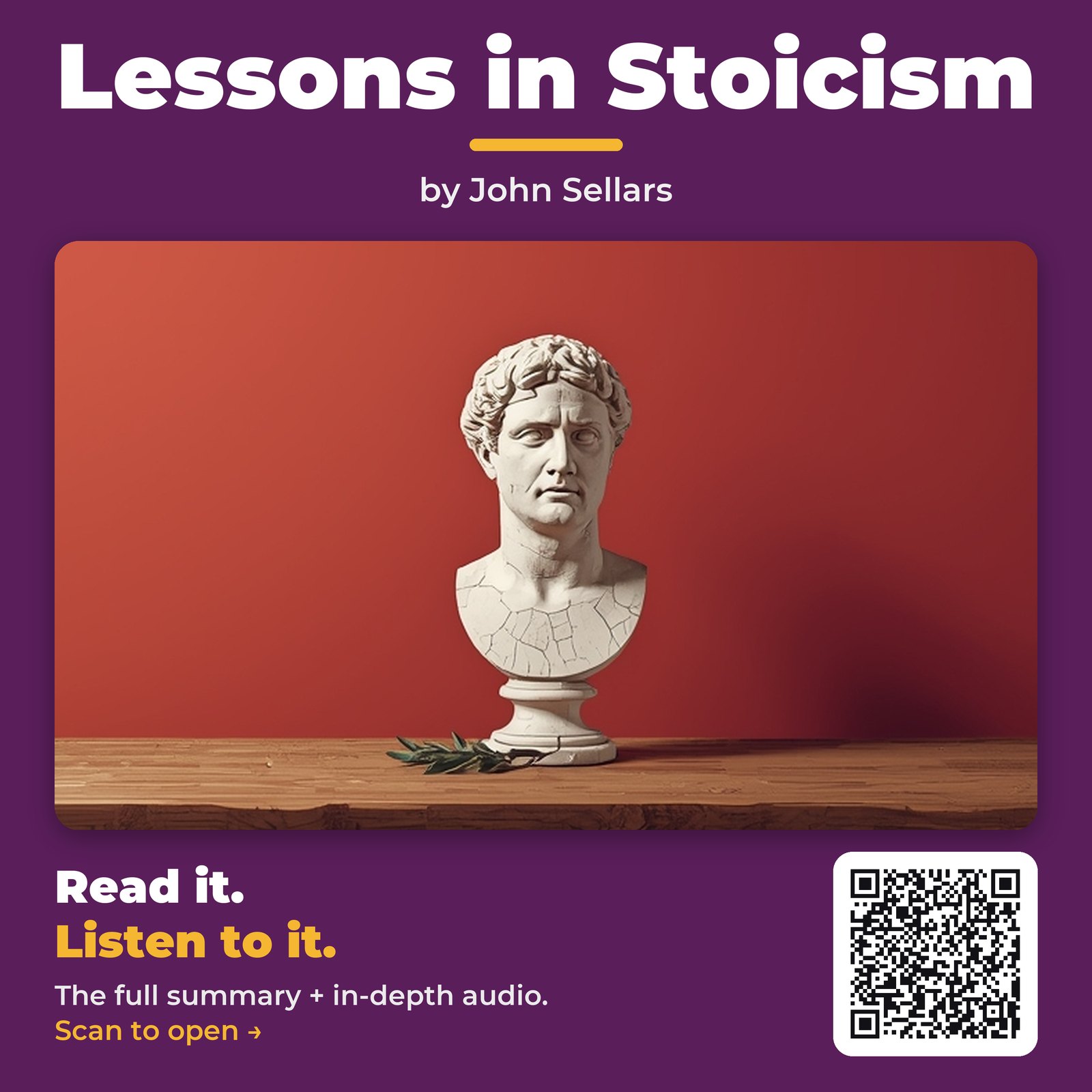 Lessons in Stoicism by John Sellars – Book Summary