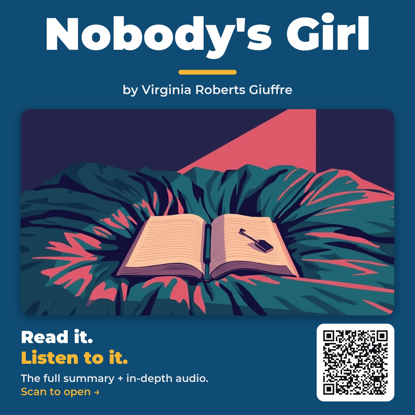 Nobody’s Girl by Virginia Roberts Giuffre – Book Summary