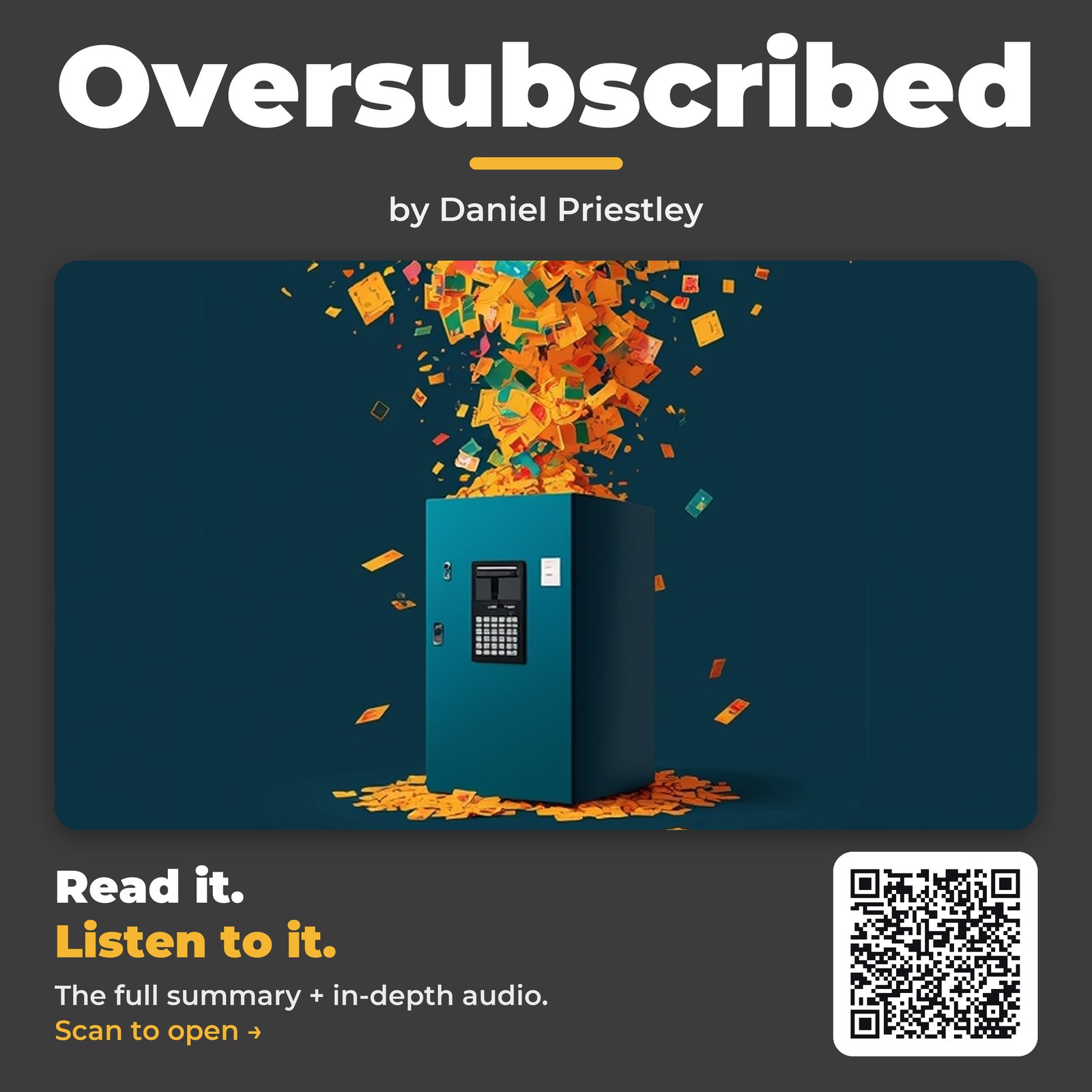 Oversubscribed by Daniel Priestley – Book Summary