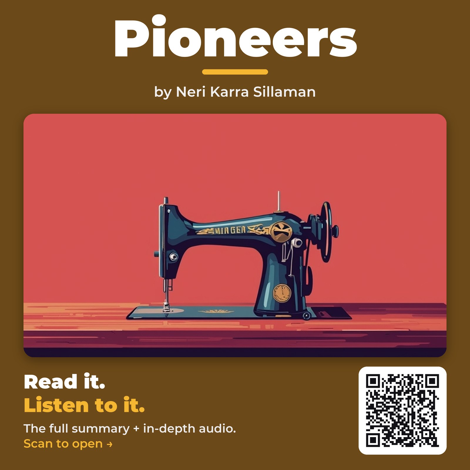 Pioneers by Neri Karra Sillaman – Book Summary