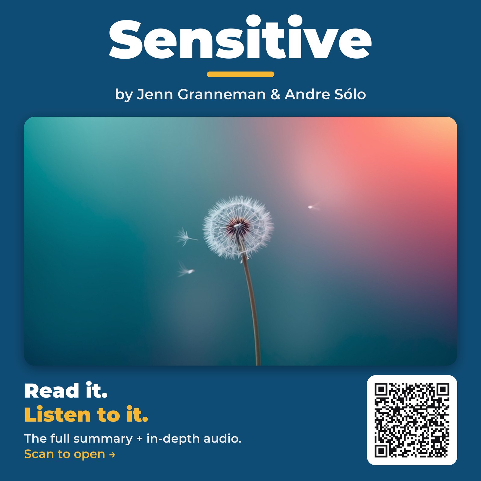 Sensitive by Jenn Granneman & Andre Sólo – Book Summary