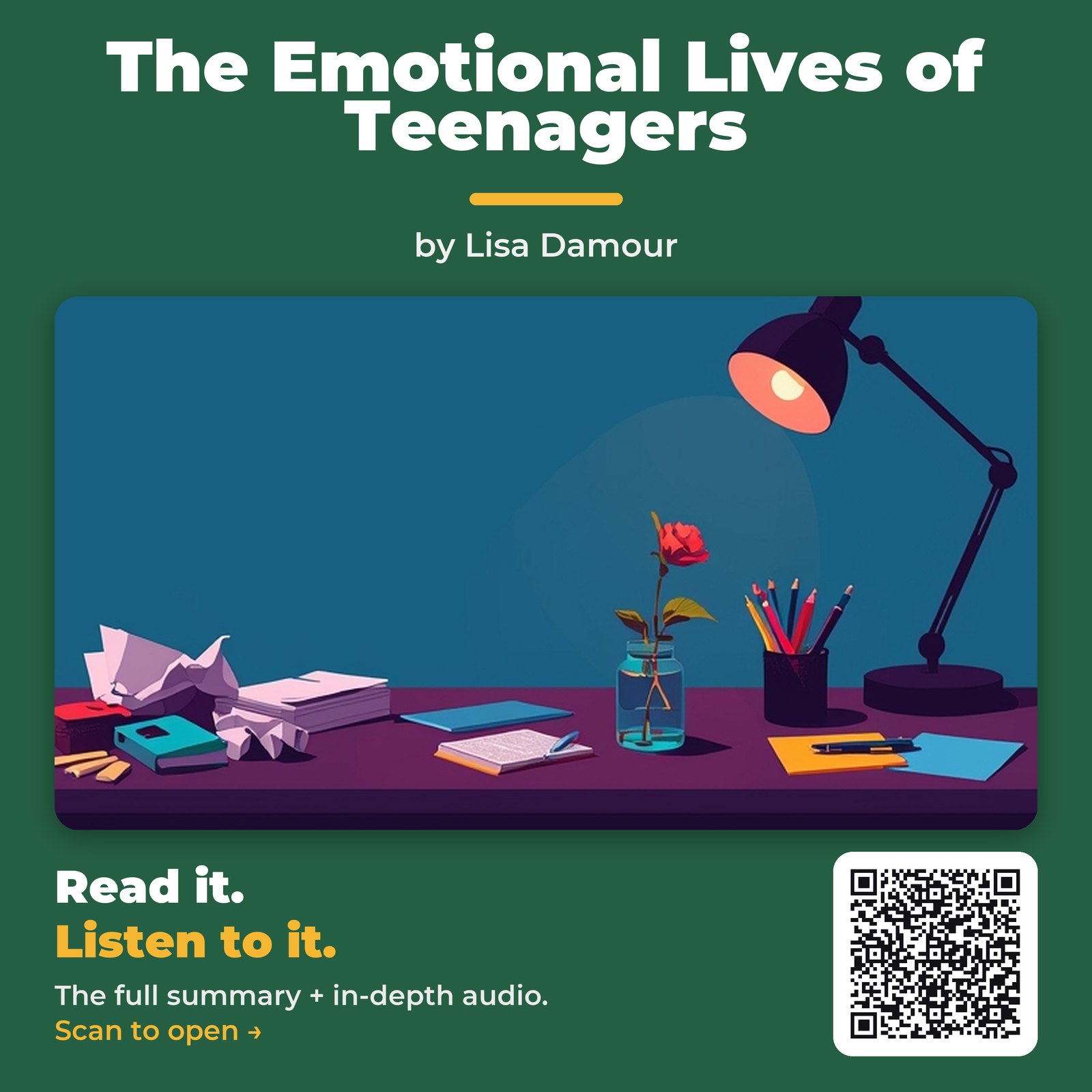 The Emotional Lives of Teenagers by Lisa Damour – Book Summary