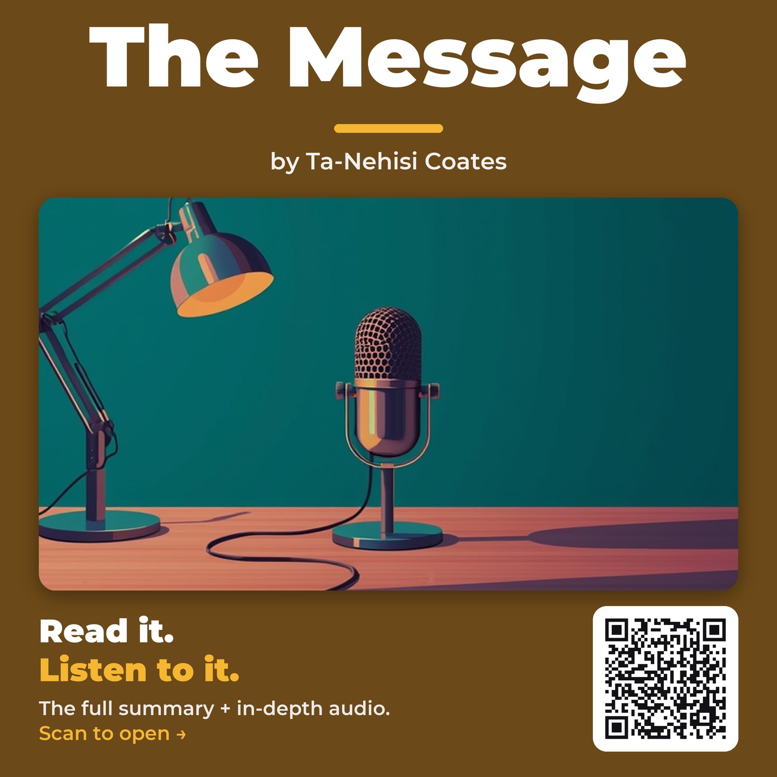 The Message by Ta-Nehisi Coates – Book Summary