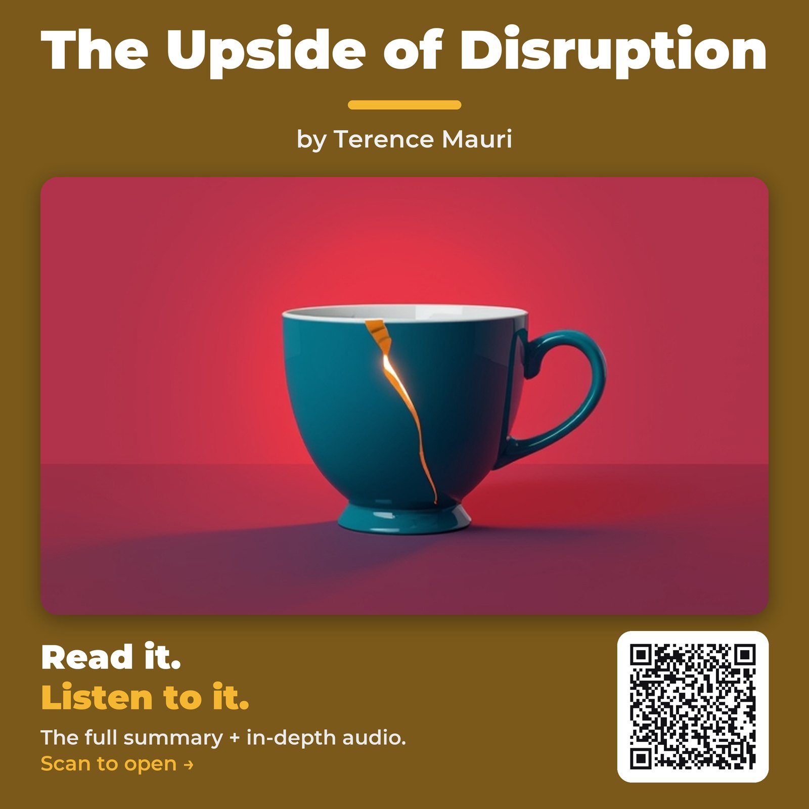 The Upside of Disruption by Terence Mauri – Book Summary