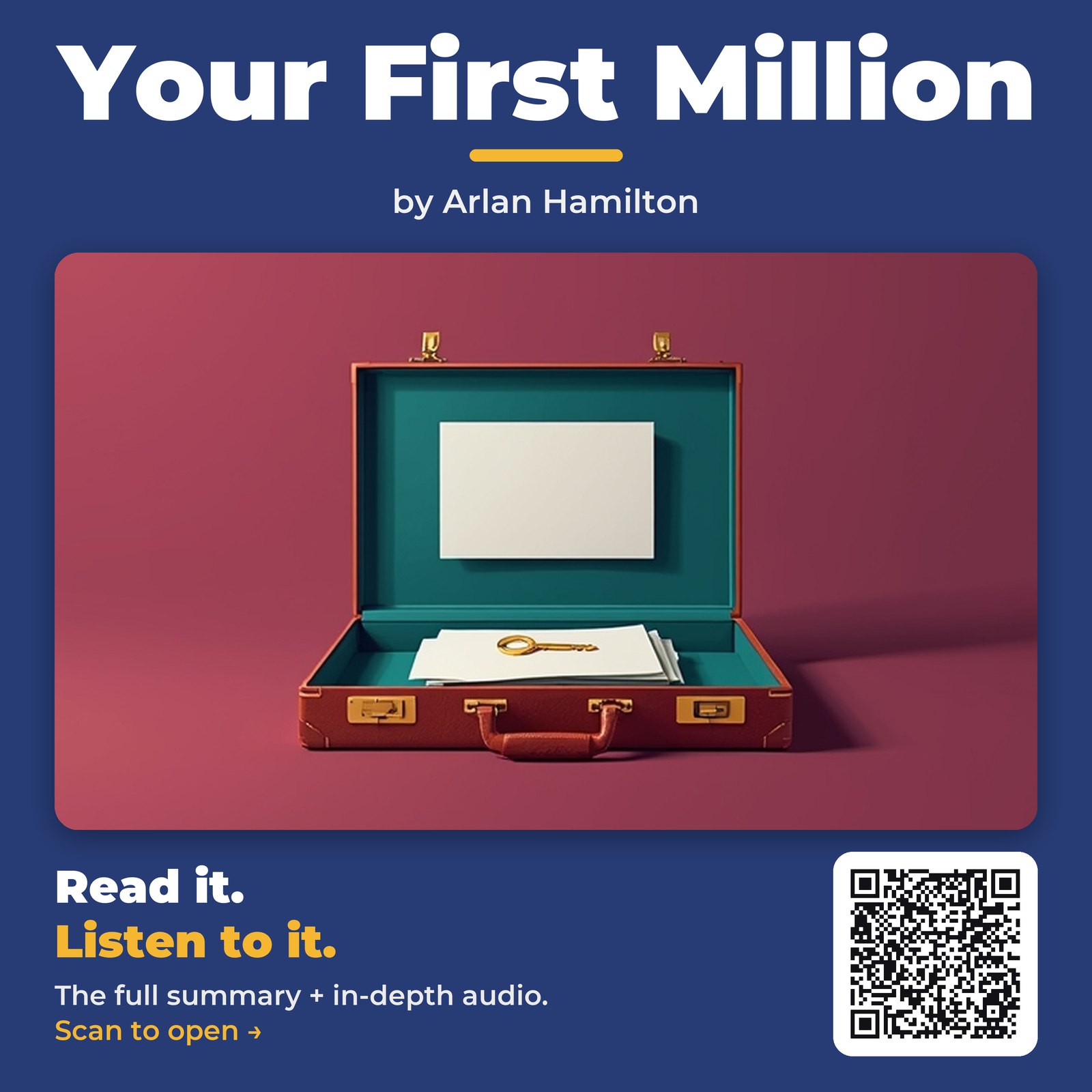 Your First Million by Arlan Hamilton – Book Summary